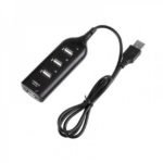 Beonr Hi-Speed USB Hub 4 Port 480Mbps - Black