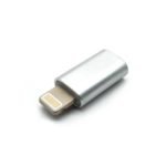 Android to Iphone Charging Converter - Silver