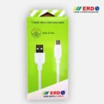 White ERD UC-21 Mico USB Data Cable - 2.1Amp